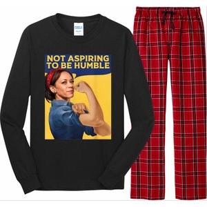 Kamala Harris Not Aspiring To Be Humble Long Sleeve Pajama Set