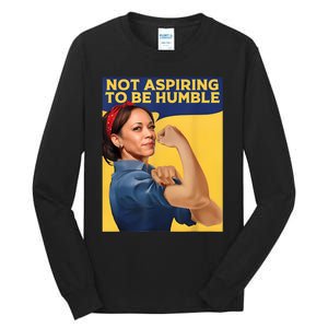 Kamala Harris Not Aspiring To Be Humble Tall Long Sleeve T-Shirt