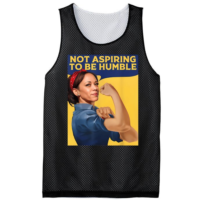 Kamala Harris Not Aspiring To Be Humble Mesh Reversible Basketball Jersey Tank