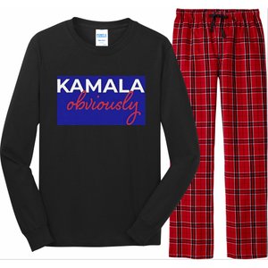 Kamala Harris Obviously Long Sleeve Pajama Set