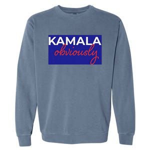 Kamala Harris Obviously Garment-Dyed Sweatshirt