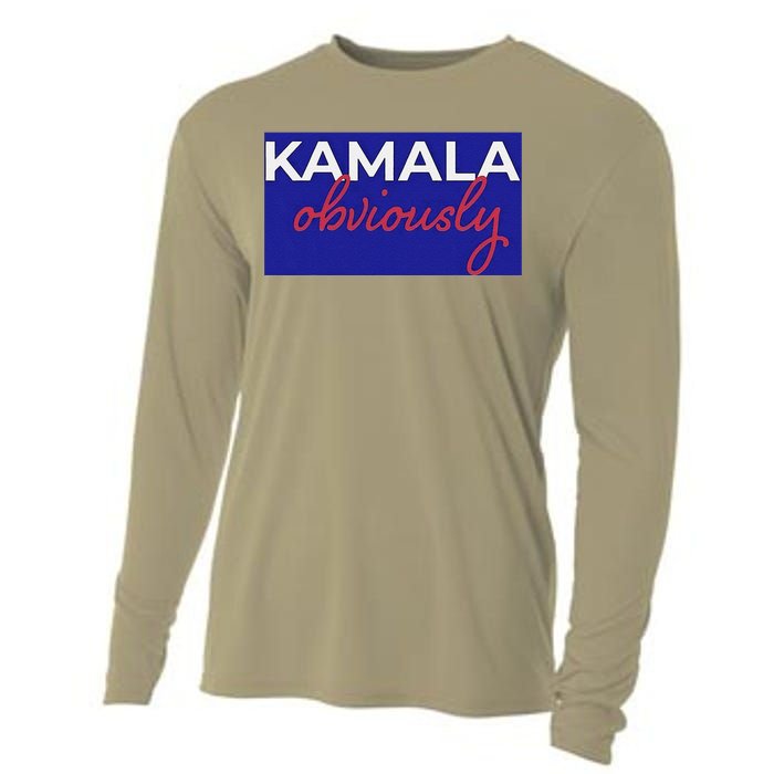 Kamala Harris Obviously Cooling Performance Long Sleeve Crew