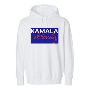 Kamala Harris Obviously Garment-Dyed Fleece Hoodie