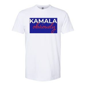 Kamala Harris Obviously Softstyle CVC T-Shirt