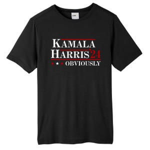 Kamala Harris Obviously 2024 Tall Fusion ChromaSoft Performance T-Shirt