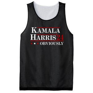 Kamala Harris Obviously 2024 Mesh Reversible Basketball Jersey Tank