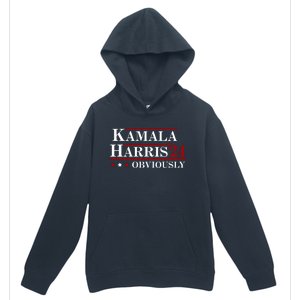 Kamala Harris Obviously 2024 Urban Pullover Hoodie