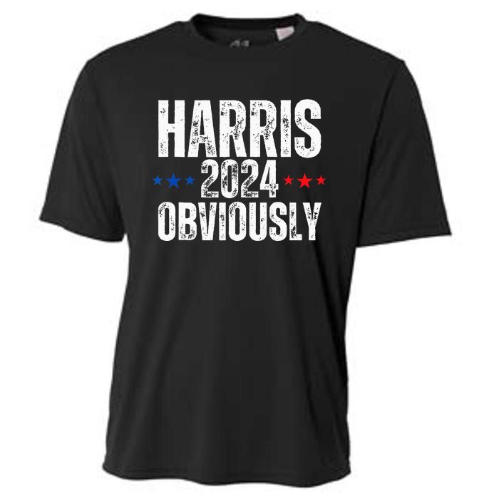 Kamala Harris Obviously A Vote For President 2024 Cooling Performance Crew T-Shirt