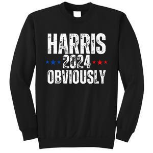 Kamala Harris Obviously A Vote For President 2024 Sweatshirt