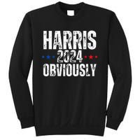 Kamala Harris Obviously A Vote For President 2024 Sweatshirt