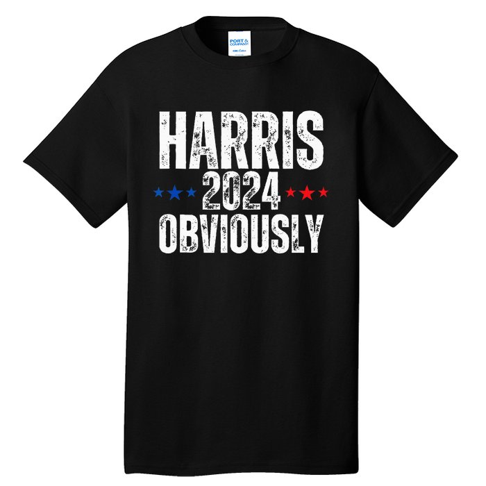 Kamala Harris Obviously A Vote For President 2024 Tall T-Shirt