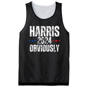 Kamala Harris Obviously A Vote For President 2024 Mesh Reversible Basketball Jersey Tank