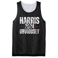 Kamala Harris Obviously A Vote For President 2024 Mesh Reversible Basketball Jersey Tank