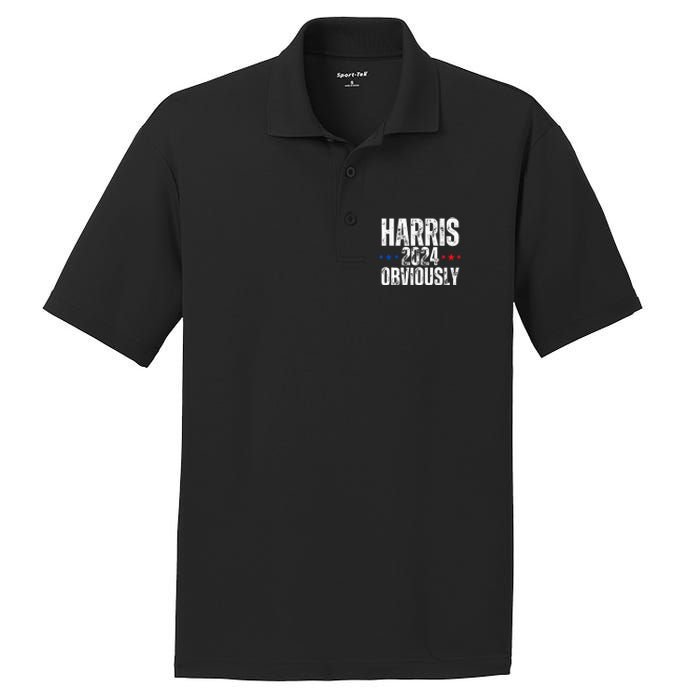 Kamala Harris Obviously A Vote For President 2024 PosiCharge RacerMesh Polo