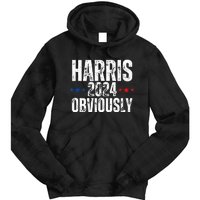 Kamala Harris Obviously A Vote For President 2024 Tie Dye Hoodie