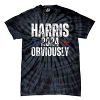 Kamala Harris Obviously A Vote For President 2024 Tie-Dye T-Shirt