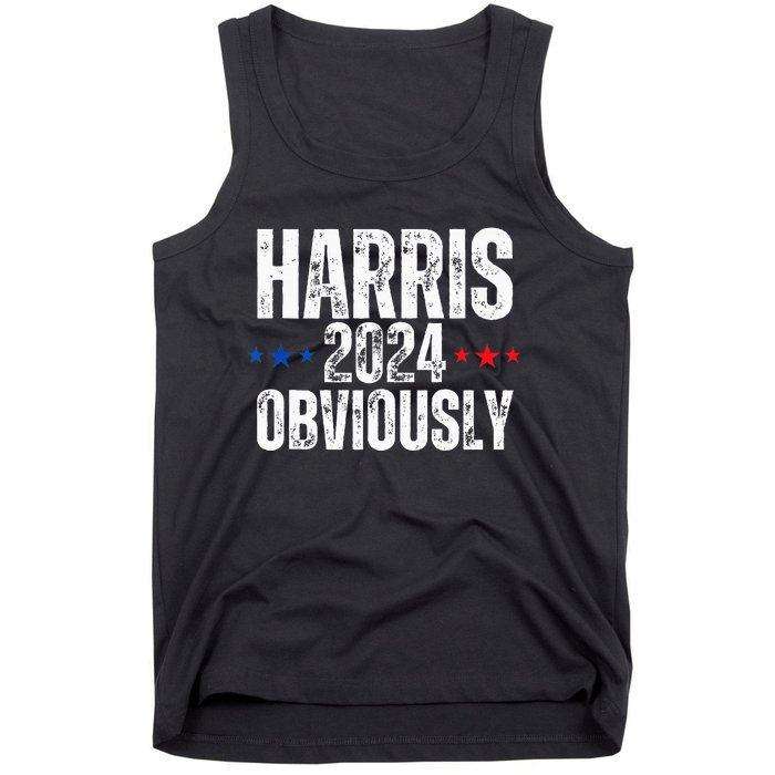 Kamala Harris Obviously A Vote For President 2024 Tank Top