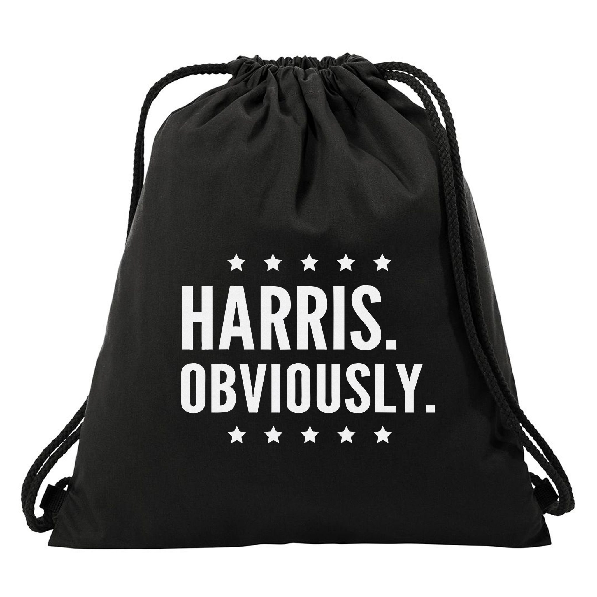 Kamala Harris Obviously 2024 Drawstring Bag