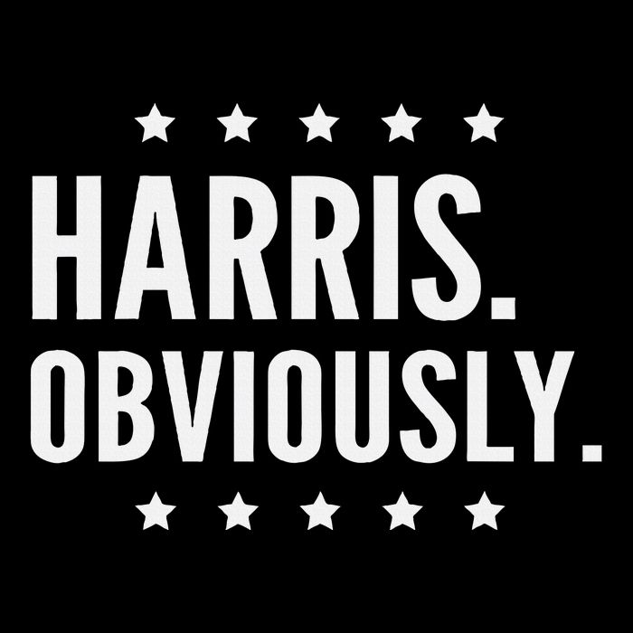Kamala Harris Obviously 2024 Drawstring Bag