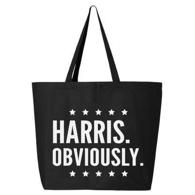 Kamala Harris Obviously 2024 25L Jumbo Tote