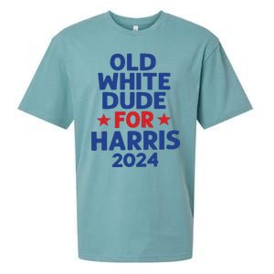 Kamala Harris Old White Dudes For Harris Funny Political Sueded Cloud Jersey T-Shirt