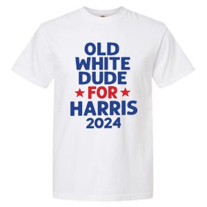 Kamala Harris Old White Dudes For Harris Funny Political Garment-Dyed Heavyweight T-Shirt