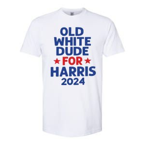 Kamala Harris Old White Dudes For Harris Funny Political Softstyle CVC T-Shirt