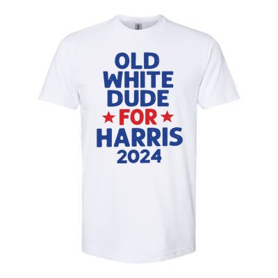 Kamala Harris Old White Dudes For Harris Funny Political Softstyle CVC T-Shirt