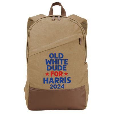 Kamala Harris Old White Dudes For Harris Cotton Canvas Backpack