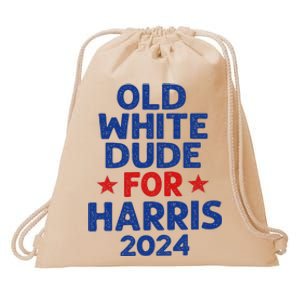 Kamala Harris Old White Dudes For Harris Drawstring Bag