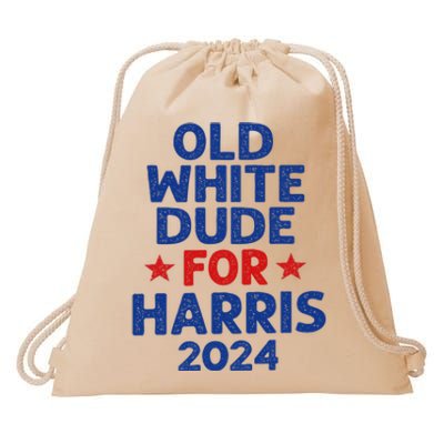 Kamala Harris Old White Dudes For Harris Drawstring Bag