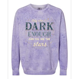 Kamala Harris Only When It’S Dark Enough Can You See Stars Colorblast Crewneck Sweatshirt