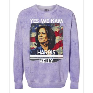 Kamala Harris Obviously A Vote For President 2024 Colorblast Crewneck Sweatshirt