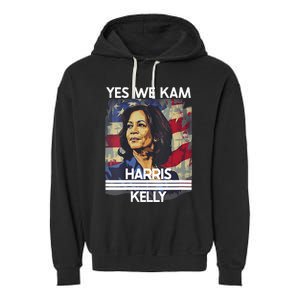 Kamala Harris Obviously A Vote For President 2024 Garment-Dyed Fleece Hoodie