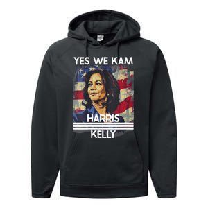 Kamala Harris Obviously A Vote For President 2024 Performance Fleece Hoodie