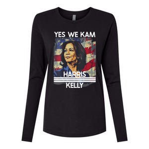 Kamala Harris Obviously A Vote For President 2024 Womens Cotton Relaxed Long Sleeve T-Shirt