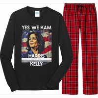 Kamala Harris Obviously A Vote For President 2024 Long Sleeve Pajama Set