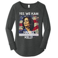 Kamala Harris Obviously A Vote For President 2024 Women's Perfect Tri Tunic Long Sleeve Shirt