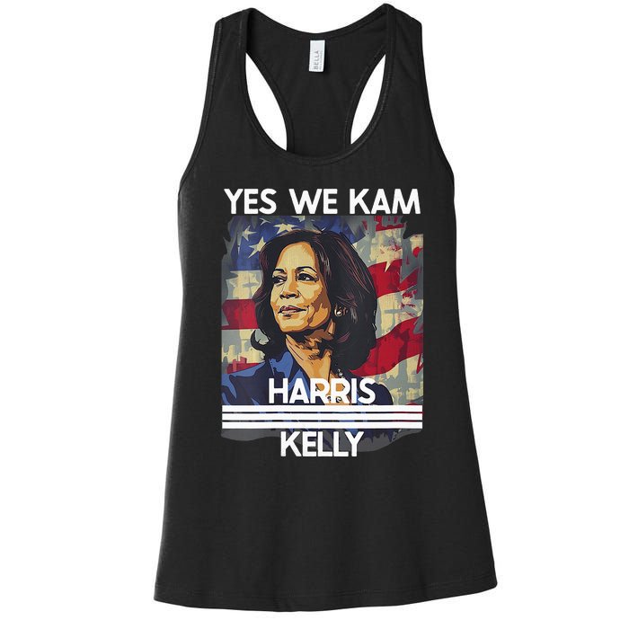 Kamala Harris Obviously A Vote For President 2024 Women's Racerback Tank