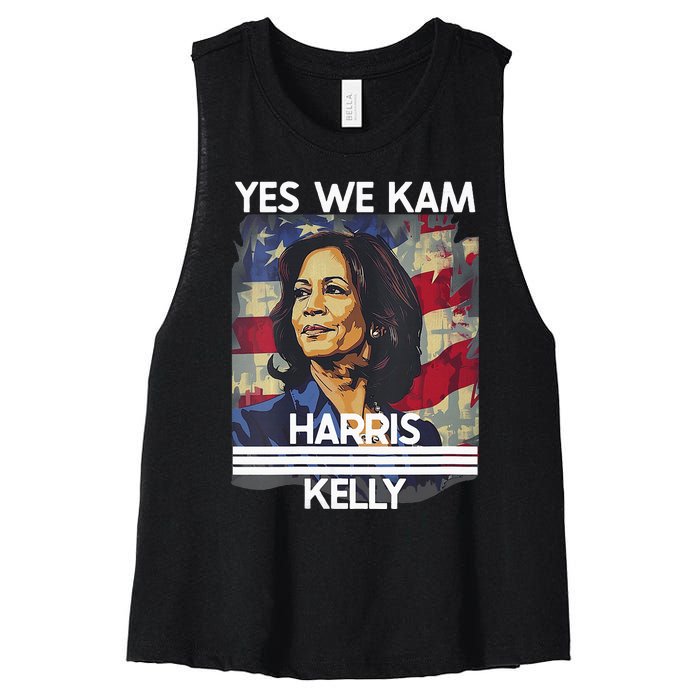 Kamala Harris Obviously A Vote For President 2024 Women's Racerback Cropped Tank