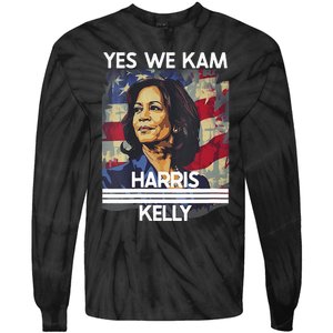 Kamala Harris Obviously A Vote For President 2024 Tie-Dye Long Sleeve Shirt