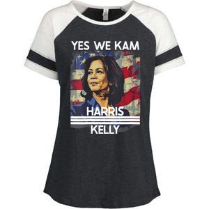 Kamala Harris Obviously A Vote For President 2024 Enza Ladies Jersey Colorblock Tee