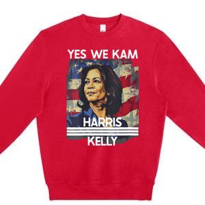 Kamala Harris Obviously A Vote For President 2024 Premium Crewneck Sweatshirt