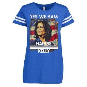 Kamala Harris Obviously A Vote For President 2024 Enza Ladies Jersey Football T-Shirt