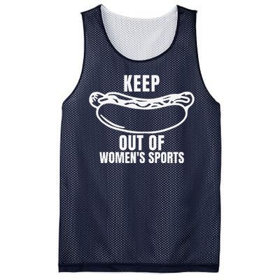 Keep Hotdogs Out Of Women Sports Trump Fans Mesh Reversible Basketball Jersey Tank