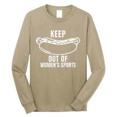 Keep Hotdogs Out Of Women Sports Trump Fans Long Sleeve Shirt