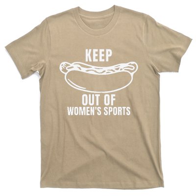 Keep Hotdogs Out Of Women Sports Trump Fans T-Shirt