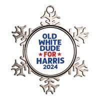 Kamala Harris Old White Dudes For Harris Funny Political Metallic Star Ornament