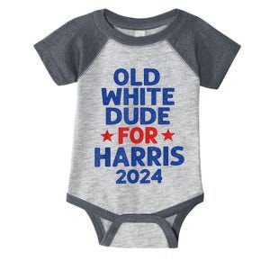 Kamala Harris Old White Dudes For Harris Funny Political Infant Baby Jersey Bodysuit