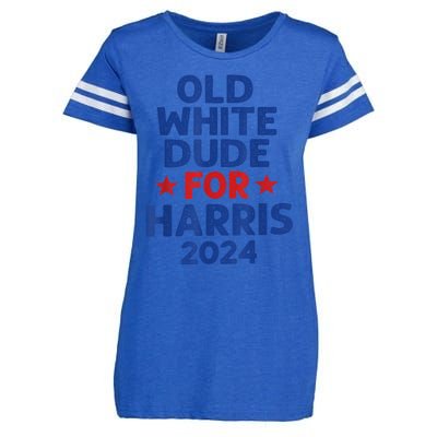 Kamala Harris Old White Dudes For Harris Funny Political Enza Ladies Jersey Football T-Shirt